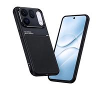 SEIAIYG Funda para OPPO Find X10, Textura Moiré, Negro | Protección Completa Cámaras, Acoplamiento Magnético, Carcasa Ultra Delgada y Antigolpes de PC+TPU