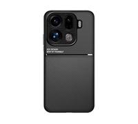 SEIAIYG Funda para OPPO Find X9 Pro, Protección Completa Cámaras, Acoplamiento Magnético, Carcasa Ultra Delgada y Antigolpes de Silicona - Negro