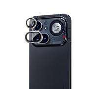 SEIAIYG Protector de Lente de Cámara para Nothing Phone 4a Pro, Vidrio Templado Protector Camara, Anillo individual de Metal, Dureza 9H, Anti-Rasguños