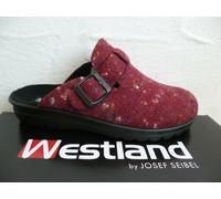 Seibel Westland Zapatillas De Casa Para Dama Clogs Color Rojo