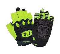Seibertron Dirtclaw BMX MX ATV MTB Road Racing Mountain Bicicleta Ciclismo Off-Road/Dirt Bike Gel Padded Antideslizante Palm Guantes Sin Dedos Motocicleta Motocross Adulto Fluo Yellow M
