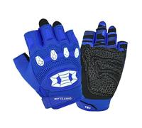 Seibertron Dirtclaw BMX MX ATV MTB Road Racing Mountain Bicicleta Ciclismo Off-Road/Dirt Bike Gel Padded Antideslizante Palm Guantes Sin Dedos Motocicleta Motocross Juvenil Niños Blue XL