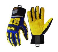 Seibertron HIGH-VIS SDXW Guantes de Trabajo Impermeables para Petróleo y Gas - Protección en Climas Fríos M