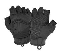 Seibertron Patented S.O.L.A.G 2.0 Guantes Pantalla táctil tácticos Impermeables de protección de Impacto Also fit Airsoft Caza Senderismo equitación Ciclismo Motocicleta Escalada Medio Dedo Black XXS