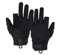 Seibertron Patented S.O.L.A.G-HI 2.0 Guantes sin Dedos Pantalla táctil tácticos Impermeables de protección de Impacto Also fit Airsoft Caza Senderismo equitación Ciclismo Motocicleta Escalada Negro M