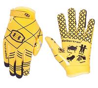Seibertron Pro 3.0 12 Constelaciones Elite Ultra-Stick Sports Receiver Glove American Football Gloves Youth and Kids/Guantes de fútbol Americano para Juventud y niños (Amarillo, S)