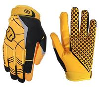 Seibertron Pro 3.0 Elite Ultra-Stick Sports Receiver Glove American Football Gloves Youth and Adult/Guantes de fútbol Americano para Juventud y Adulto (Amarillo, M)