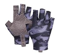 Seibertron S.P.S.G-2 UPF100+ Guantes protección Solar/UV Paseo Guantes de conducción Ciclismo Kayak Paseo de navegación Remo Guantes Exterior Respirable Gloves Youth Black L