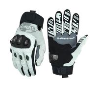 Seibertron SPS-2 Unisex Pantalla Táctil Carretera Carreras Motocicleta MTB Guantes Deportivos BMX MX ATV Bicicleta de Montaña Ciclismo Off Road Dirt Bike Motocross Dedo Completo Youth White XS