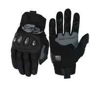 Seibertron SPS-2 Unisex Pantalla Táctil Carretera Carreras Motocicleta MTB Guantes Deportivos BMX MX ATV Bicicleta de Montaña Ciclismo Off Road Dirt Bike Motocross Dedo Completo Adult Black M