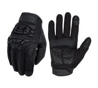 Seibertron T.F.F.I.G Guantes Dedo Completo Hombre Tácticos Militar Flexible Caucho de protección Combate Caza Senderismo Airsoft Paintball Motocicleta Moto Montar a Caballo Negro S