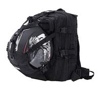 Seibertron Waterproof Large Capacity Molle Motorcycle Helmet Holder/Cycling Helmet Storage/Hiking Helmetcatch Bag/Backpack Also Fit Basketball Football Soccer Backpack Black