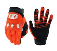 Seibertron Youth Race/Racing Touch Pantalla Guantes de Off-Road Bicicleta BMX MX ATV MTB la Guantes de Moto Motocrós Riding Exterior Motocicleta Guantes Adecuado Uomini e Donna Fluo Orange M