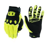 Seibertron Youth Race/Racing Touch Pantalla Guantes de Off-Road Bicicleta BMX MX ATV MTB la Guantes de Moto Motocrós Riding Exterior Motocicleta Guantes Adecuado Uomini e Donna Fluo Yellow L