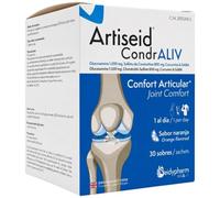 Seid Lab Artiseid CondrALIV 30 Sobres - Suplemento Articular con Colágeno, Condroitina, Glucosamina y Ácido Hialurónico - Alivio del Dolor y Regeneración del Cartílago
