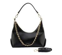 SEIDENFELT MANUFAKTUR bolso bandolera bolso de hombro Huuvari Hobo Bag Black negro