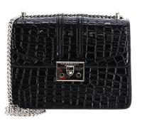 SEIDENFELT MANUFAKTUR bolso de noche Roros Croco Print Black