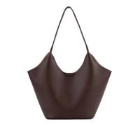 SEIDENFELT MANUFAKTUR bolso shopper Nelma Tulip Shopper Dark Brown marrón oscuro