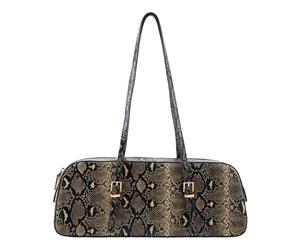 SEIDENFELT MANUFAKTUR Lilleby Shoulder Bag Reptile Beige