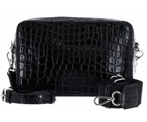 SEIDENFELT MANUFAKTUR Nesna Camera Bag Croco Print Black