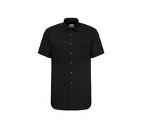 Seidensticker 001001 Camisa de oficina Hombre, Negro (Negro 84). A2, 40