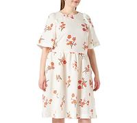Seidensticker 133142-02 Vestido, Blanco con Detalle Gris, 46 para Mujer