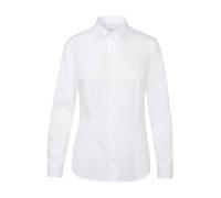 Seidensticker City Bluse Langarm Slim Fit Hemdblusenkragen, Blanco, 46 para Mujer