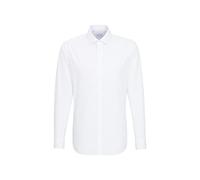 Seidensticker Business Hemd Slim Fit Bügelfrei Kent Langarm, Camisa para Hombre, Blanco (Weiß), 40