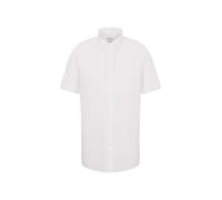 Seidensticker Hombre Regular Kurzarm mit Kent-Kragen bügelfrei Camisa de oficina, blanco (weiß 1), 42