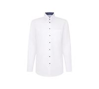 Seidensticker Camisa de Negocios de Manga Larga para Hombre, Blanco, 41
