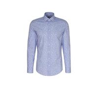 Seidensticker Camisa de Negocios para Hombre, Azul, 40