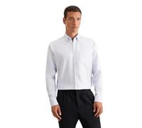 Seidensticker Camisa de Negocios para Hombre, Corte Regular, no Necesita Planchado, Cuello Abotonado, Manga Larga, 100% algodón, Azul, 43