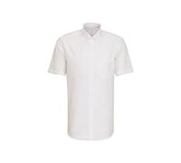 Seidensticker Camisa de Negocios para Hombre, Corte Regular, no Necesita Planchado, Cuello Abotonado, Manga Corta, 100% algodón, Blanco (003011), 40