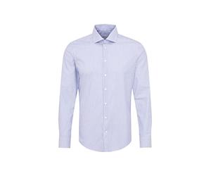 Seidensticker Camisa de popelín de Manga Larga para Hombre Azul Claro 40