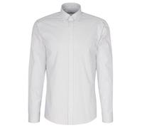 Seidensticker Camisa Informal para Hombre, Corte Regular, fácil de Planchar, Cuello Abotonado, Manga Larga, 100% algodón, Azul, 47