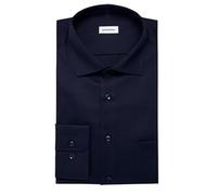 Seidensticker Camisa Regular de Manga Larga, no Necesita Planchado, Color Azul, Azul, 47