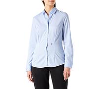 Seidensticker City Bluse Langarm Slim Fit Uni, Blusa para Mujer, Azul (Hellblau), 44