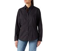 Seidensticker City Bluse Langarm Slim Fit Uni, Blusa para Mujer, Negro (Schwarz), 42
