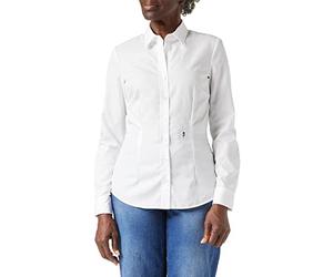 Seidensticker Damen Bluse - Bügelfreie Blusa Mujer, Blanco, 42