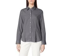 Seidensticker Hemdbluse Langarm Modern Fit Uni Bügelfrei Camisa Mujer, Gris (33) A2, 46
