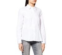 Seidensticker Hemdbluse Langarm Regular Fit Uni Bügelfrei Camisa Mujer, Blanco (1) A2, 44