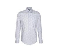 Seidensticker Herren Business Hemd Camisa, Azul, 42 Hombres