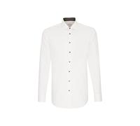 Seidensticker Herren Business Hemd Shaped Fit - Bügelfreies Camisa, Blanco (Weiß 01), 41 para Hombre