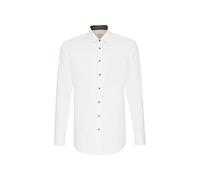 Seidensticker Herren Business Hemd Shaped Fit Camisa Hombre, Blanco (White 01), 41 (Talla del Fabricante: 41)