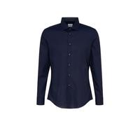 Seidensticker Herren Business Hemd Slim Fit Camisa para Hombre, Azul (Dunkelblau 19), 37 (Talla del fabricante: 37)