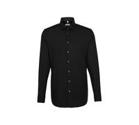 Seidensticker Herren Business Hemd Slim Fit Camisa para Hombre, Negro (Schwarz 39), 40