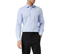 Seidensticker Herren Business Hemd Slim Fit Hombre, Azul (Light Blue 10), 38