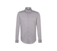 Seidensticker Herren Business Slim Fit - Bügelfreies, Schmales Hemd Mit Kent-Kragen - Langarm - 100% Baumwolle Camisa, Gris (Dunkelgrau 37), 38 (Talla del Fabricante: 36) para Hombre