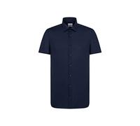 Seidensticker Hombre Herren Business Hemd Tailored Fit Camisa Not Applicable, Azul (Dunkelblau 19), 48 (Talla del Fabricante: 46)