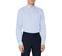 Seidensticker Hombre Seidensticker Herren Business Hemd Slim Fit Camisa, Azul (Light Blue 12), 38